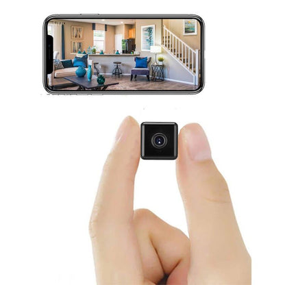 Indoor Wireless Camera Mini WiFi Camera Small Outdoor Home Security Cameras Body Small Outdoor Camera Micro Nanny Cam Pet Dog Tiny Camera Babysitter House Security Camera Room Cams No Need Wifi Camera