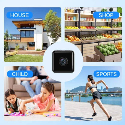 Indoor Wireless Camera Mini WiFi Camera Small Outdoor Home Security Cameras Body Small Outdoor Camera Micro Nanny Cam Pet Dog Tiny Camera Babysitter House Security Camera Room Cams No Need Wifi Camera