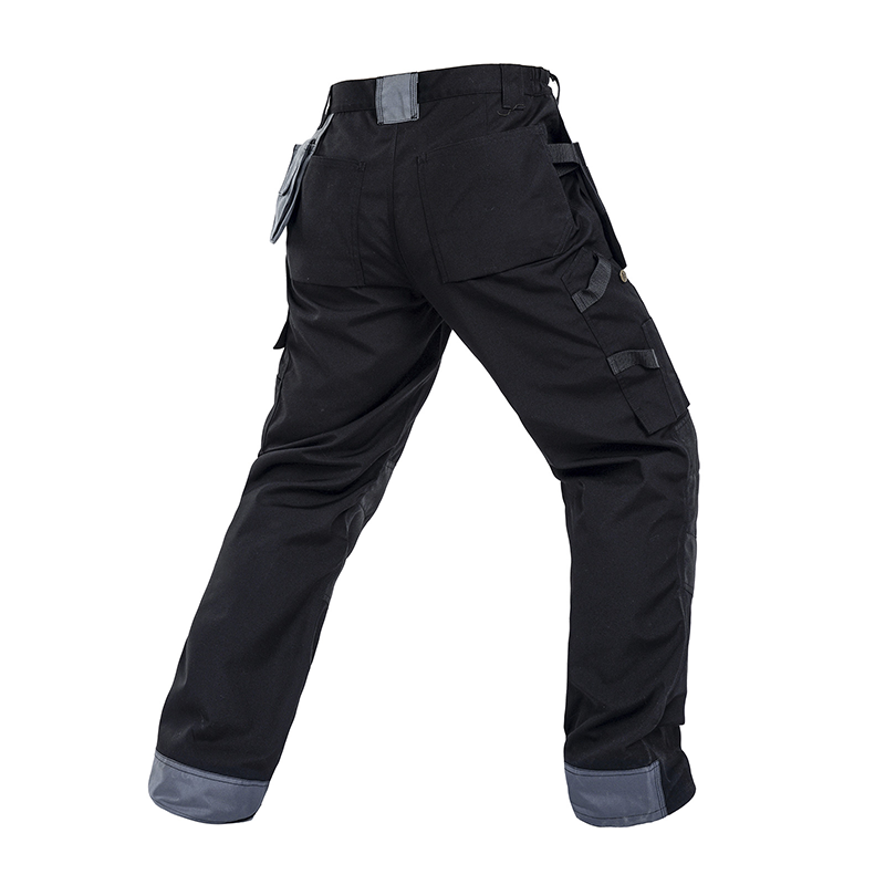 Durable Polyester Cotton Cargo Pants for Work With Knee-Reinforcing Protection,Multi-Pockets, Comfort Fit for Constructi