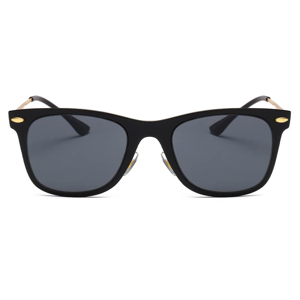 DUGALD | Classic Horn Rimmed Rectangle Fashion Sunglasses