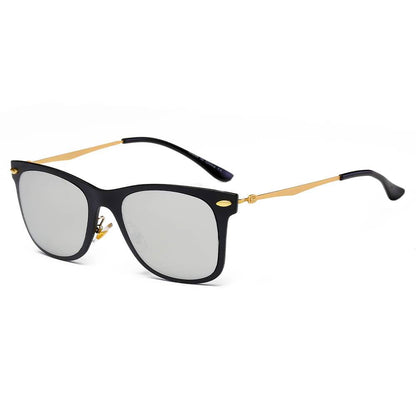 DUGALD | Classic Horn Rimmed Rectangle Fashion Sunglasses