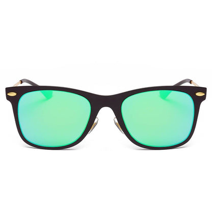 DUGALD | Classic Horn Rimmed Rectangle Fashion Sunglasses