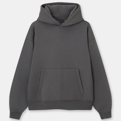 Autumn and Winter Wholesale Plain Blank 350 Grams Oversize Pullover Men's Winter Fleece Hoodie Fleece Hooded Sweater