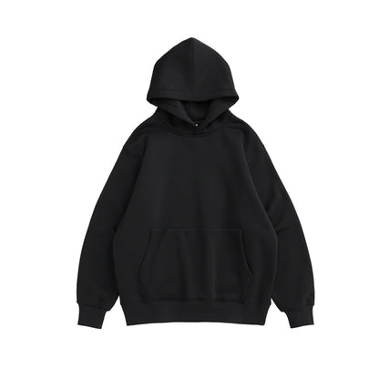 Autumn and Winter Wholesale Plain Blank 350 Grams Oversize Pullover Men's Winter Fleece Hoodie Fleece Hooded Sweater