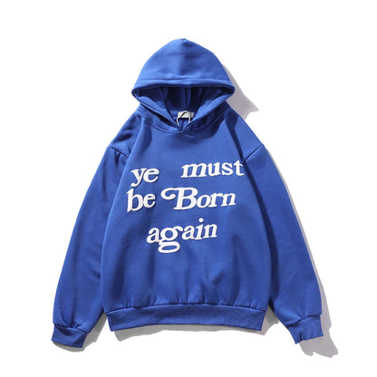 GraffitiLetter for Men and Women Streetwear Pullover Baggy  Hoodies Oversized